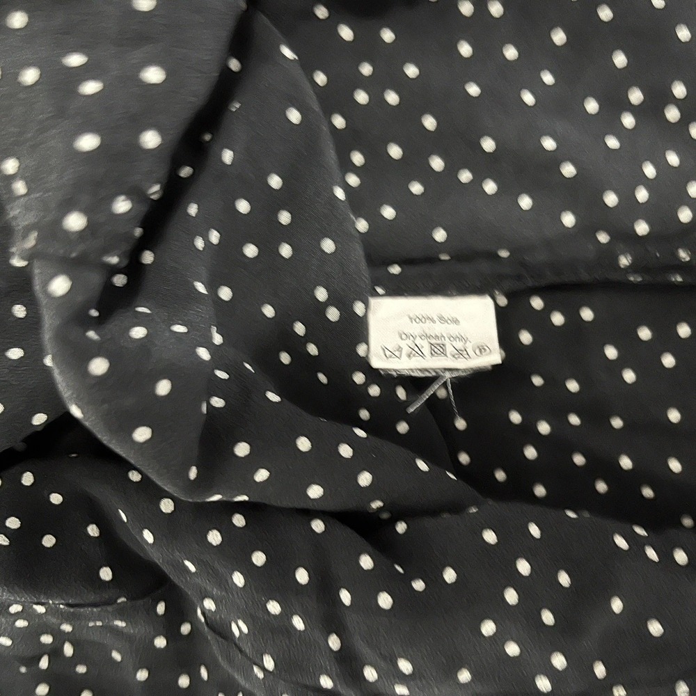 Polka Dot 100% Silk Cami Tank Top Size XS 00 Madewell  Camisole Spaghetti Strap - Picture 4 of 7